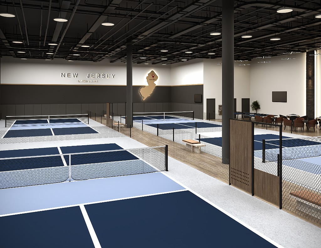 PB(973) championship courts render in New Jersey (Flanders NJ)